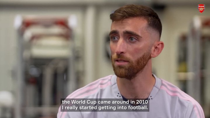 VIDEO: Matt Turner's first interview at Arsenal