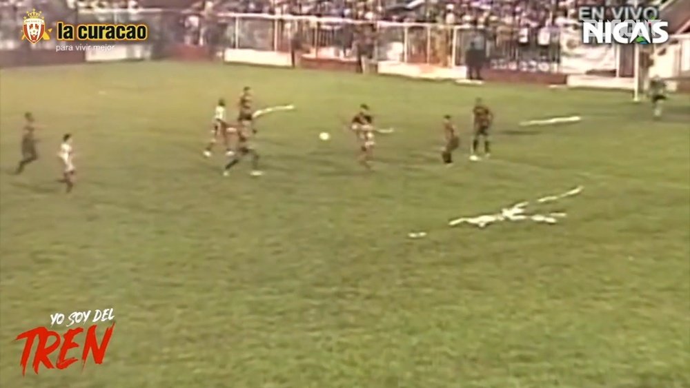 Samuel Wilson scored a historic goal for Real Esteli. DUGOUT