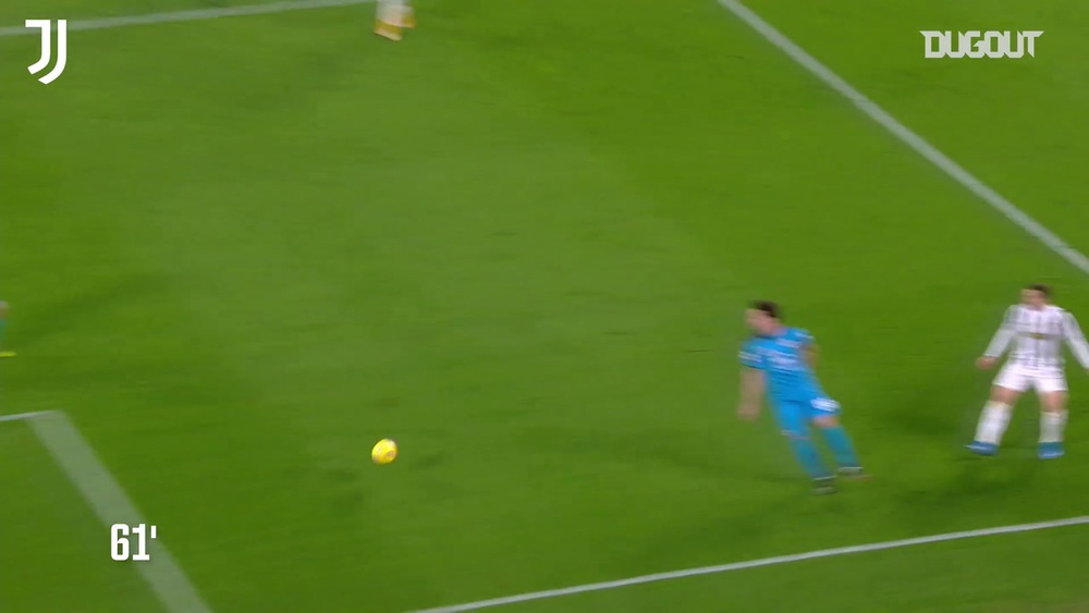 Morata, Chiesa e CR7 segnano contro lo Spezia. Dugout