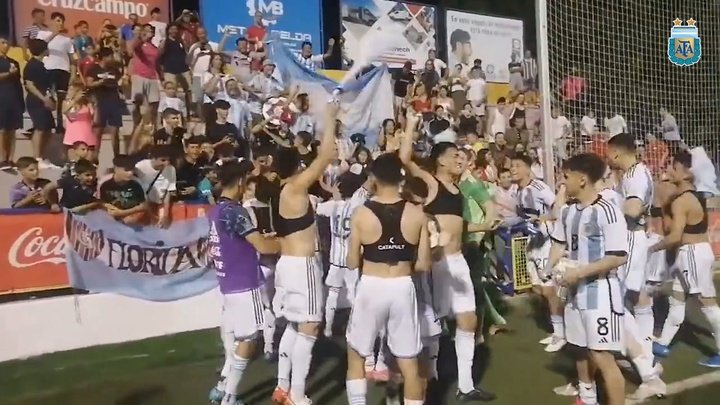 VÍDEO: así celebró la Argentina de Mascherano su campeonato en el COTIF