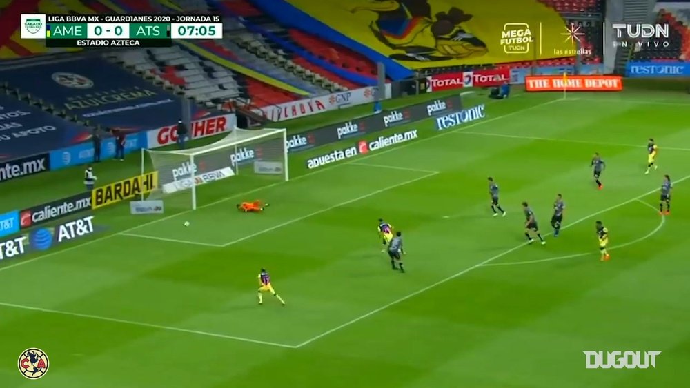 Jorge Sanchez's header was the difference between America and Atlas. DUGOUT