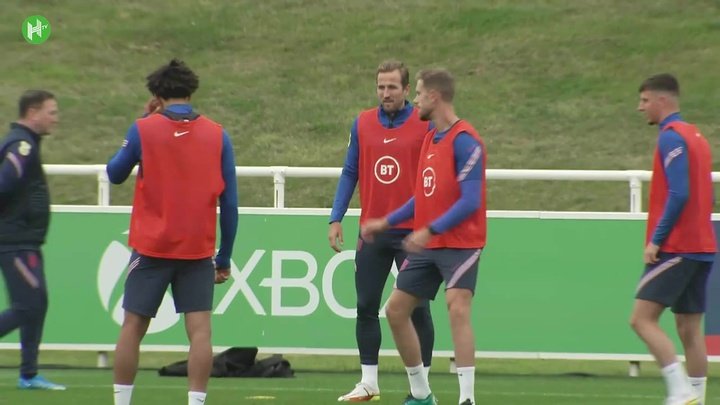 VIDEO: England train ahead of Hungary clash