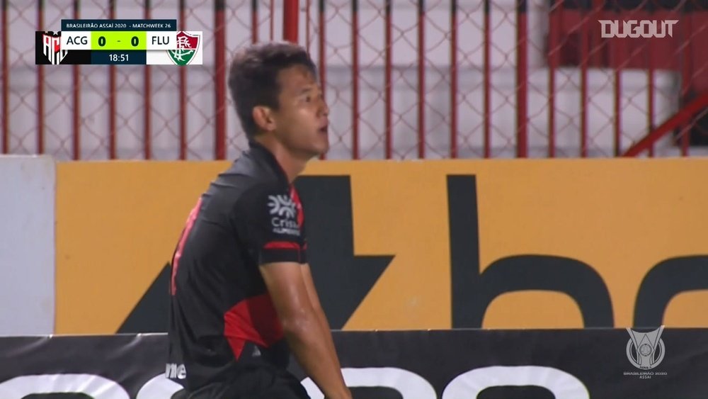 Atletico GO beat Fluminense 2-1 in a Brasileirao clash. DUGOUT