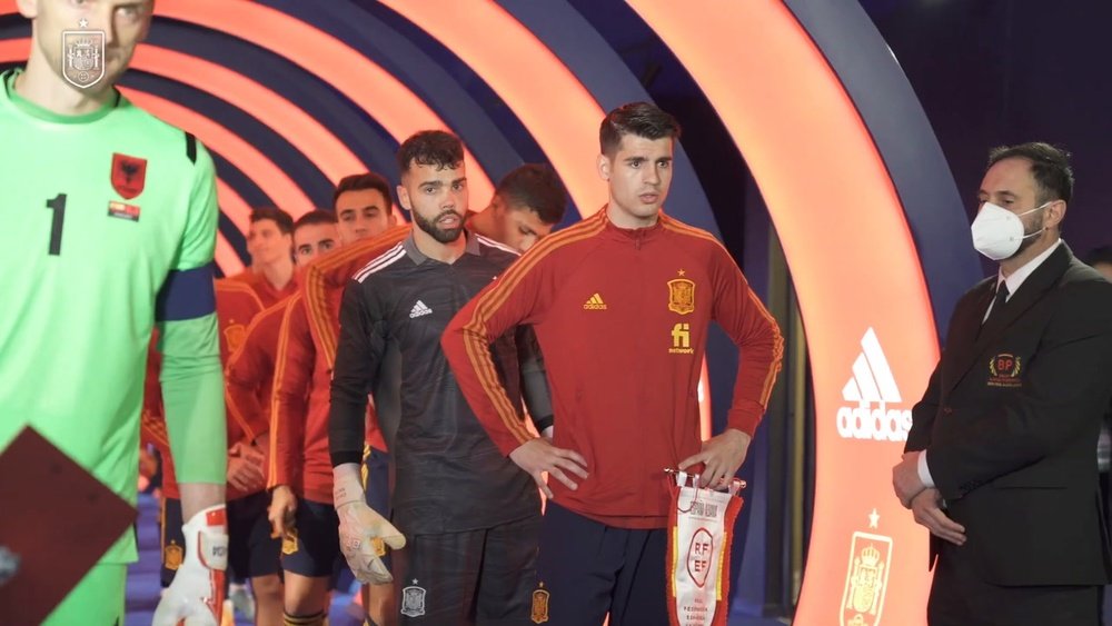 Morata captains Spain. DUGOUT