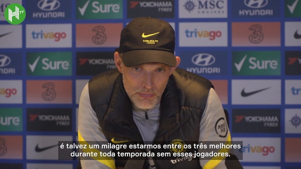 As palavras de Tuchel sobre a luta no topo da Premier.DUGOUT