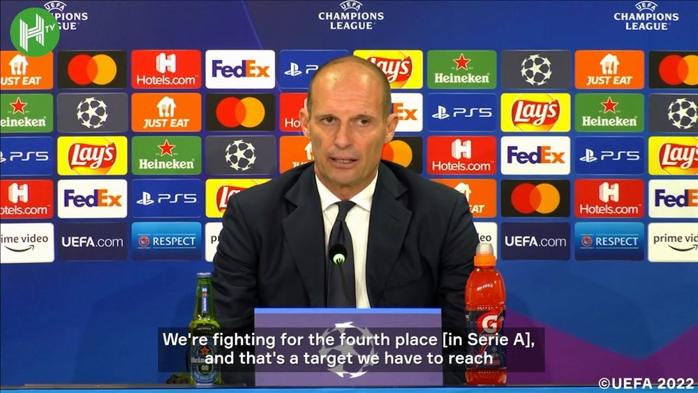 Allegri's thoughts post knock out. DUGOUT