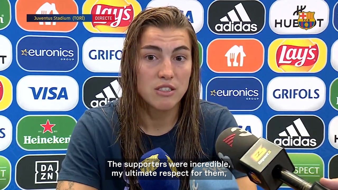 VIDEO: 'We'll be back' - Barça Women star Patri Guijarro