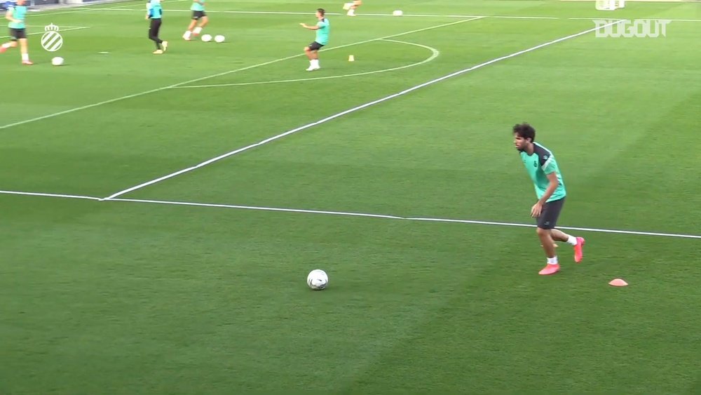 VÍDEO: el Espanyol afina la precisión de cara al Mallorca. DUGOUT