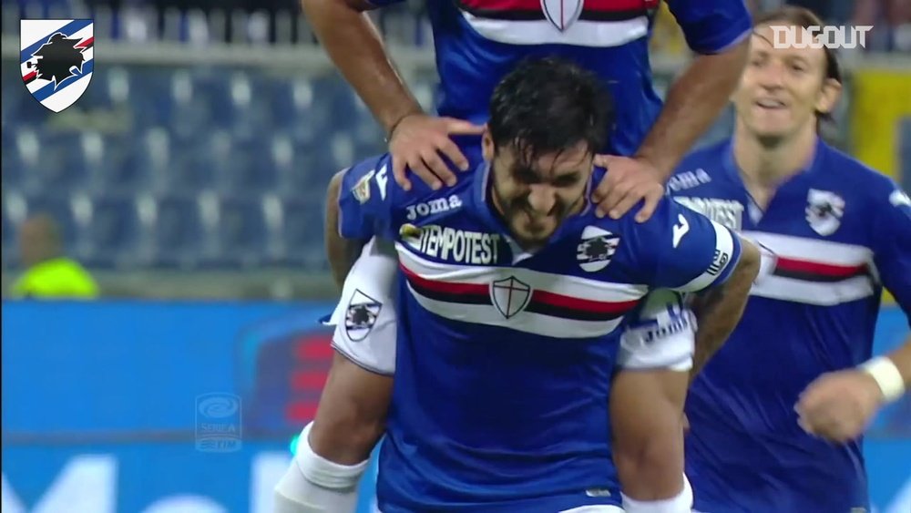 Roberto Soriano scored a great goal for Sampdoria v Bologna. DUGOUT