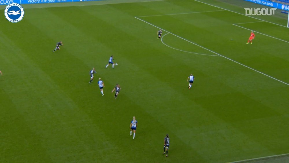 Best goals by Brighton female team. DUGOUT