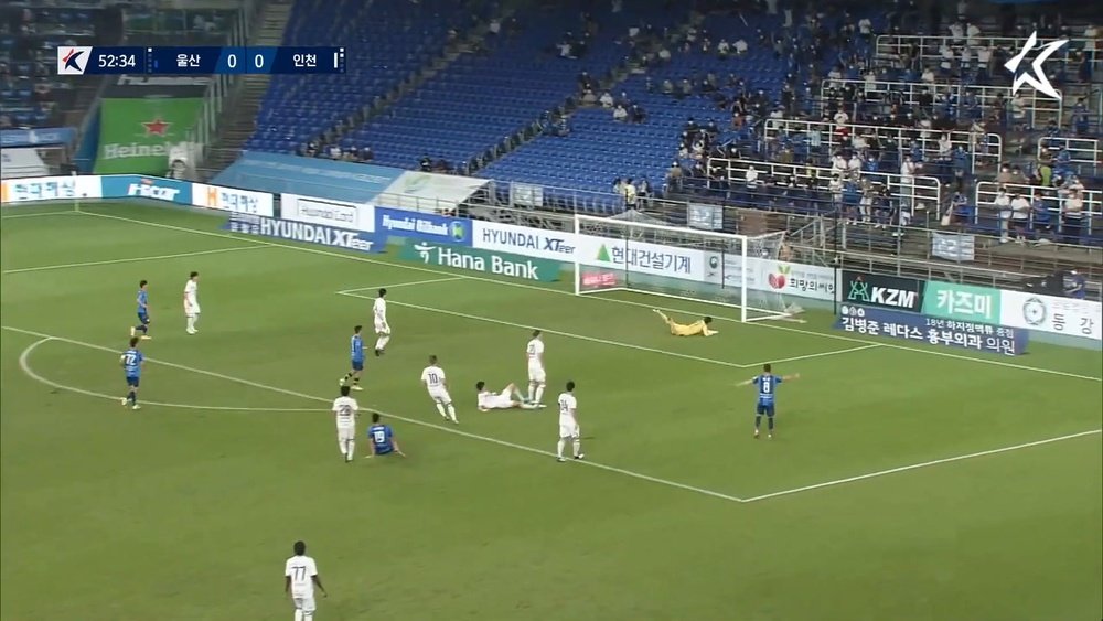 Lee Dong-gyeong scored twice as Ulsan beat Incheon in the K-League. DUGOUT
