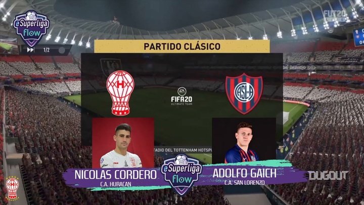 VIDEO: Nicolás Cordero takes on Adolfo Gaich in a game of FIFA 20