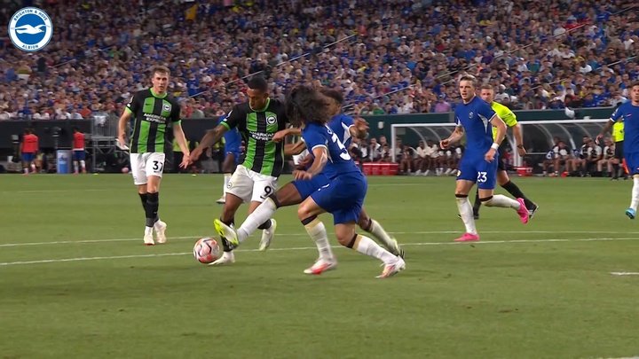 VIDEO: Joao Pedro's first Brighton goal vs Chelsea