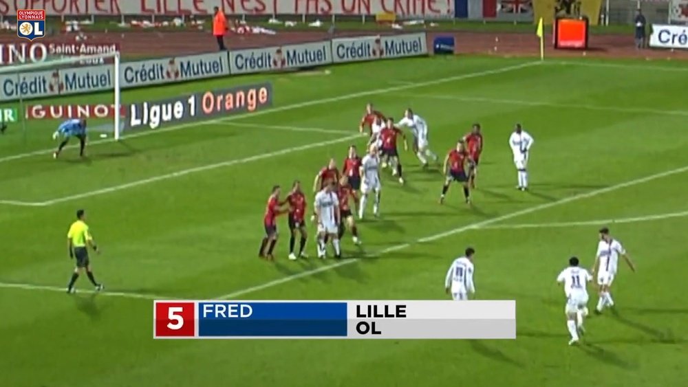 Le Top 5 buts de Fred à Lyon. DUGOUT