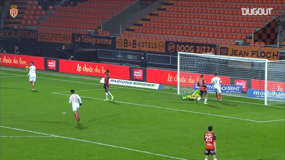 Kevin Volland scored as Monaco beat Lorient in Ligue 1. DUGOUT