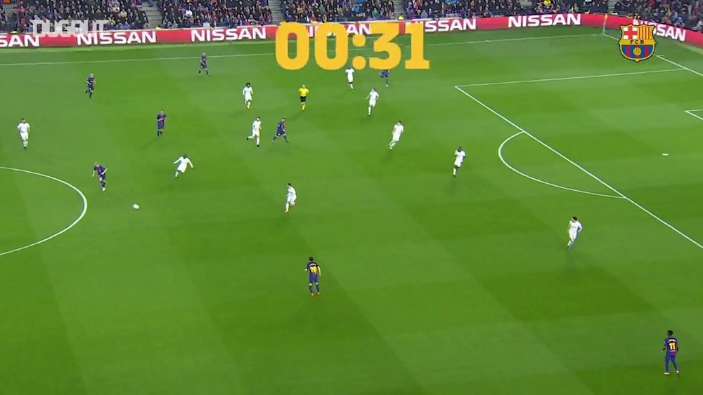 Le but de Messi le plus rapide avec Barcelone. DUGOUT