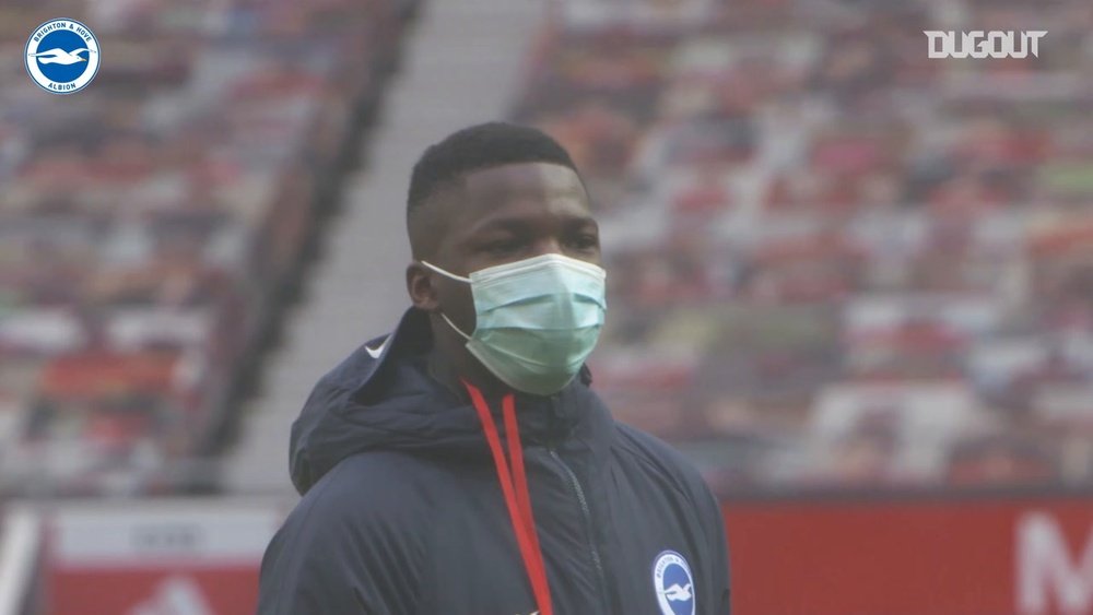 Welbeck scored at Old Trafford in Brighton's loss to Man Utd. DUGOUT
