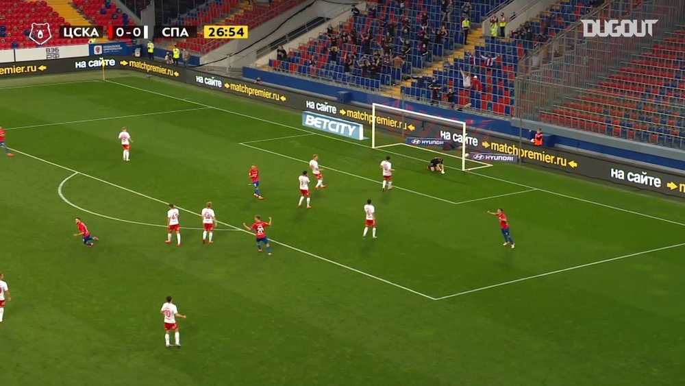 CSKA Moscow beat Spartak Moscow 2-0 at the end of June. DUGOUT