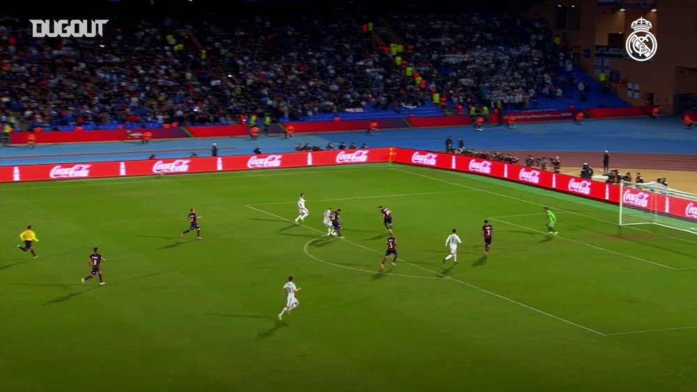 Real Madrid beat San Lorenzo 2-0 in the Club World Cup in 2014. DUGOUT