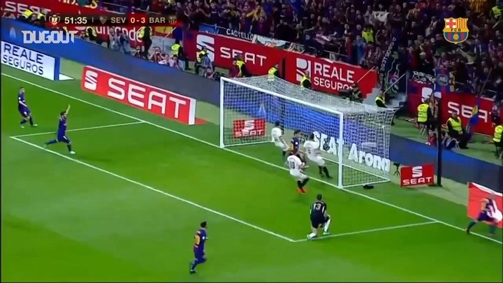 Today marks four years since Iniesta's last goal for Barca. DUGOUT