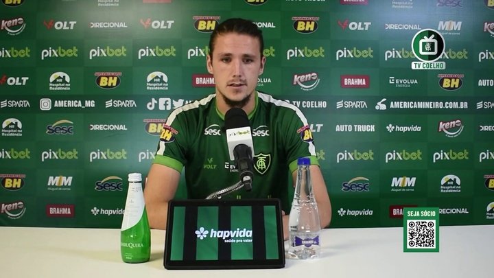 VÍDEO: Iago Maidana fala sobre a situação do América no Campeonato Mineiro
