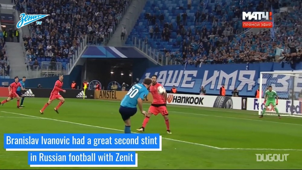 Ivanovic was a key player for Zenit. DUGOUT