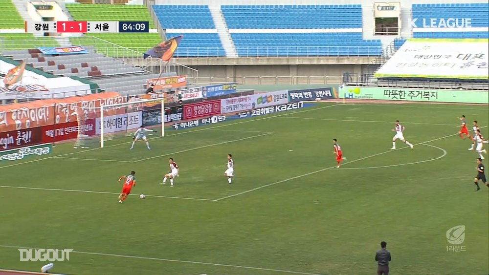 Gangwon beat Seoul in week 1 of the 2020 K-League. DUGOUT