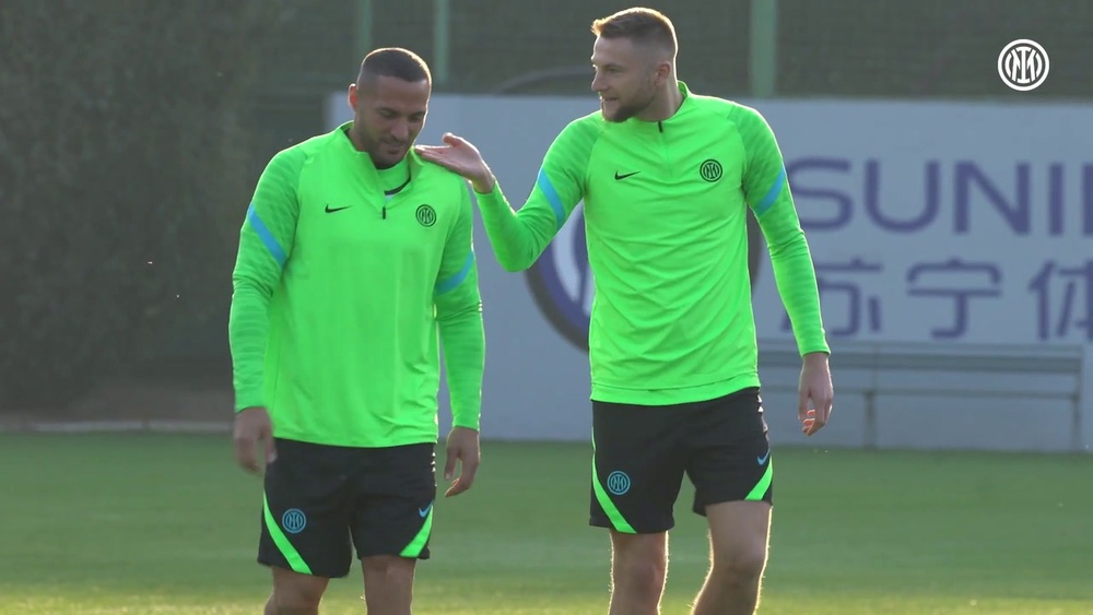 L'Inter Milan prépare la réception du Sheriff Tiraspol. Dugout