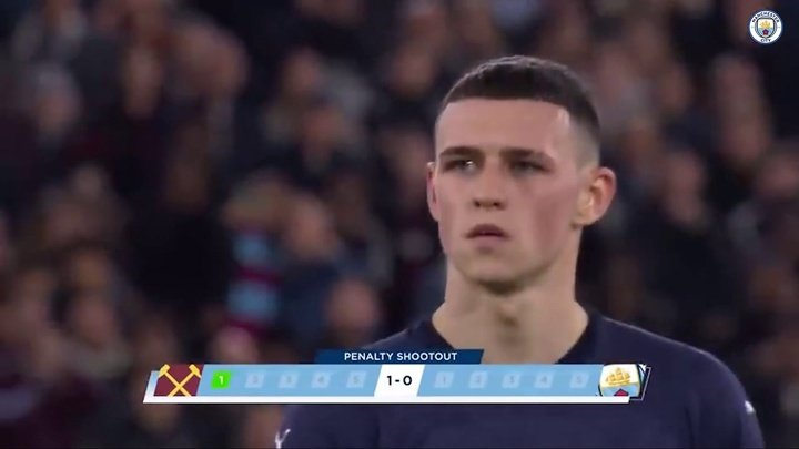 VÍDEO: Manchester City é eliminado nos pênaltis para o West Ham na Copa da Liga