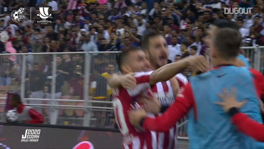 A lively team goal from Atlético. DUGOUT