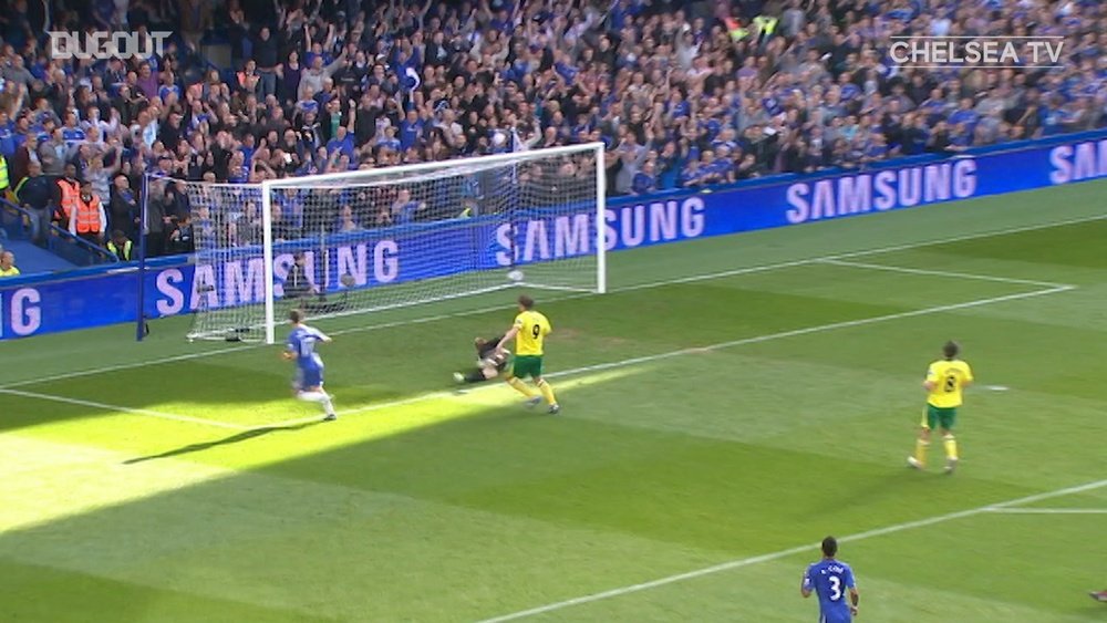 VIDEO: Mata's brilliant run sets up Hazard vs Norwich. DUGOUT