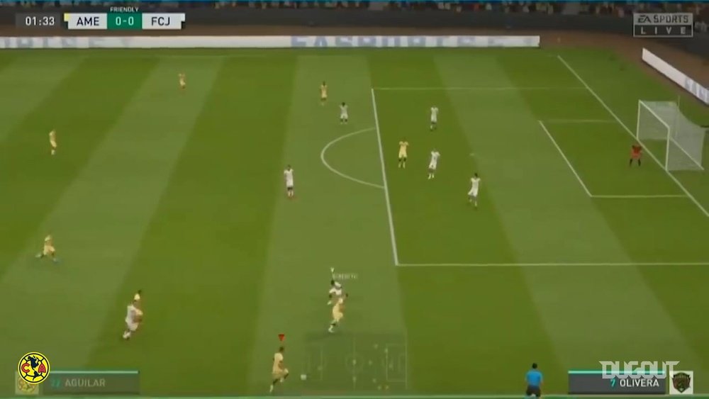 Club America faced Juarez in eSports. DUGOUT