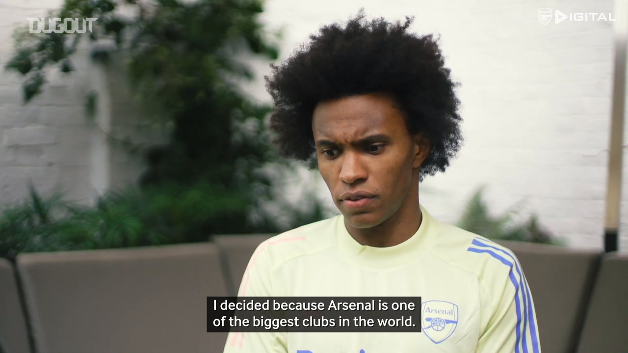 VIDEO: Willian's first interview as an Arsenal player