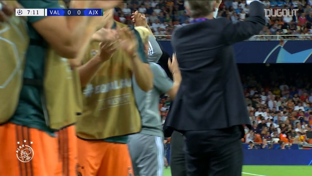 Hakim Ziyech scored a brilliant goal versus Valencia in the Champions League. DUGOUT