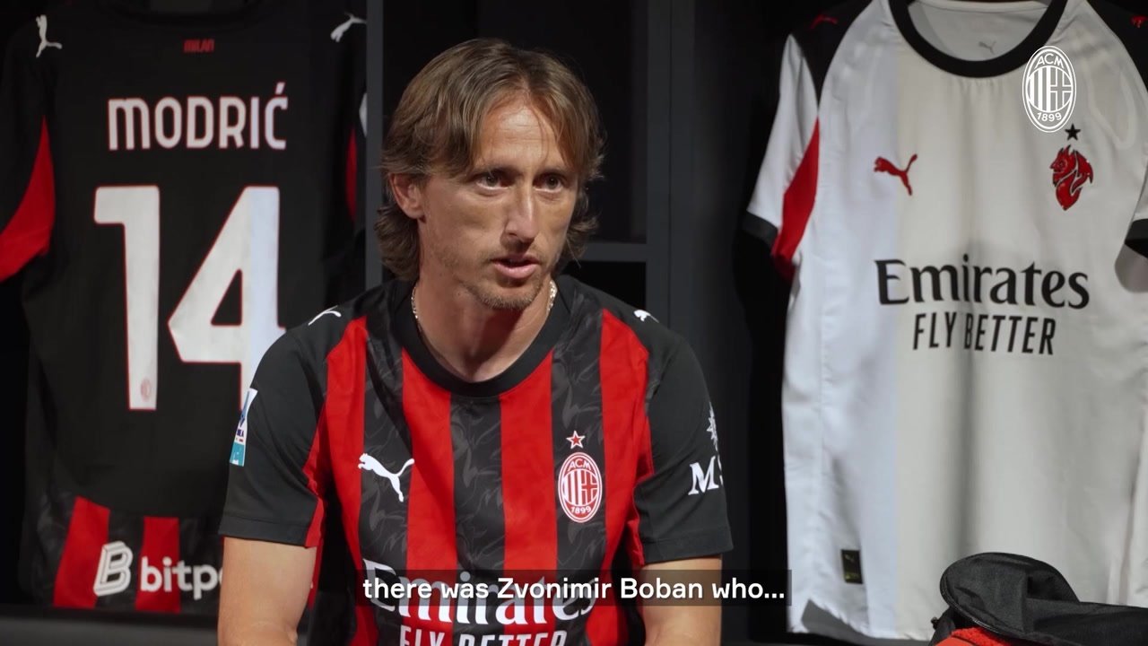 Modric: 'I support Milan because of Zvonimir Boban'