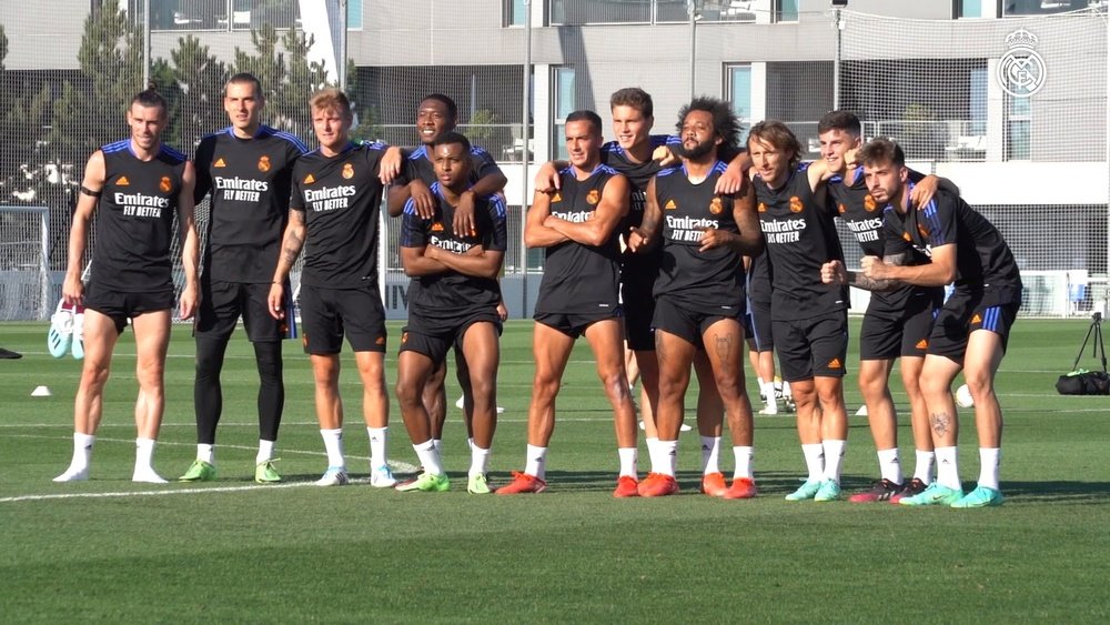 Four internationals have returned to Real Madrid training. DUGOUT