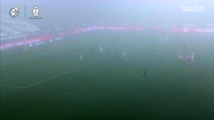 VIDEO: Canales’ classy turn and finish in thick fog in Copa del Rey