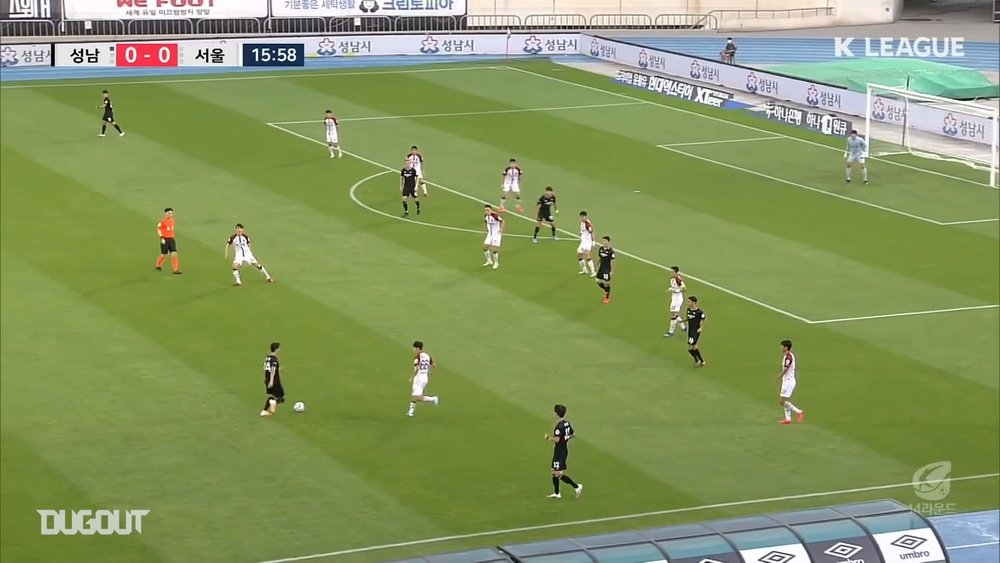 Yun Ju-Tae's brace gave Seoul the three points at Seongnam. DUGOUT