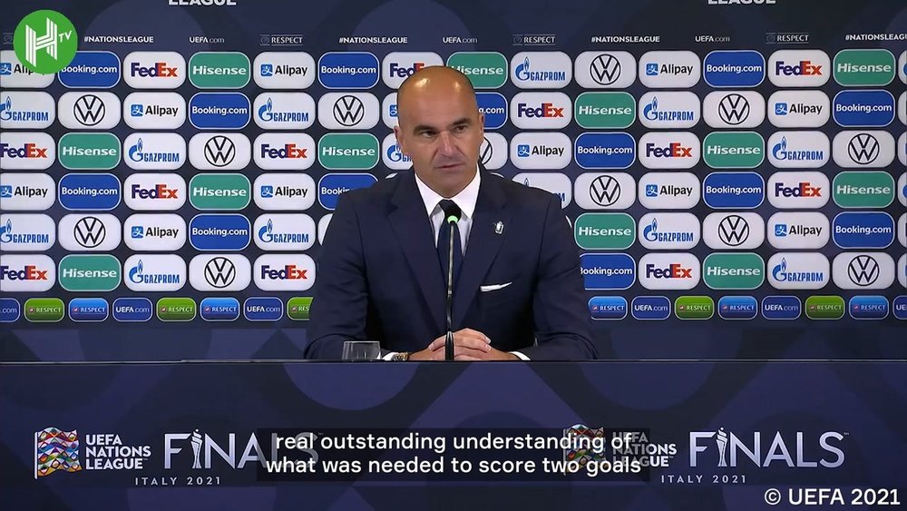 Roberto Martinez reflected on a last gasp defeat to France. DUGOUT