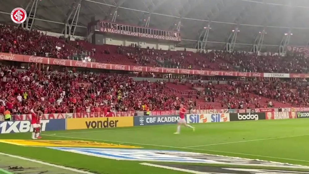 Veja o gol do Inter no empate com o Santos no Beira-Rio. DUGOUT