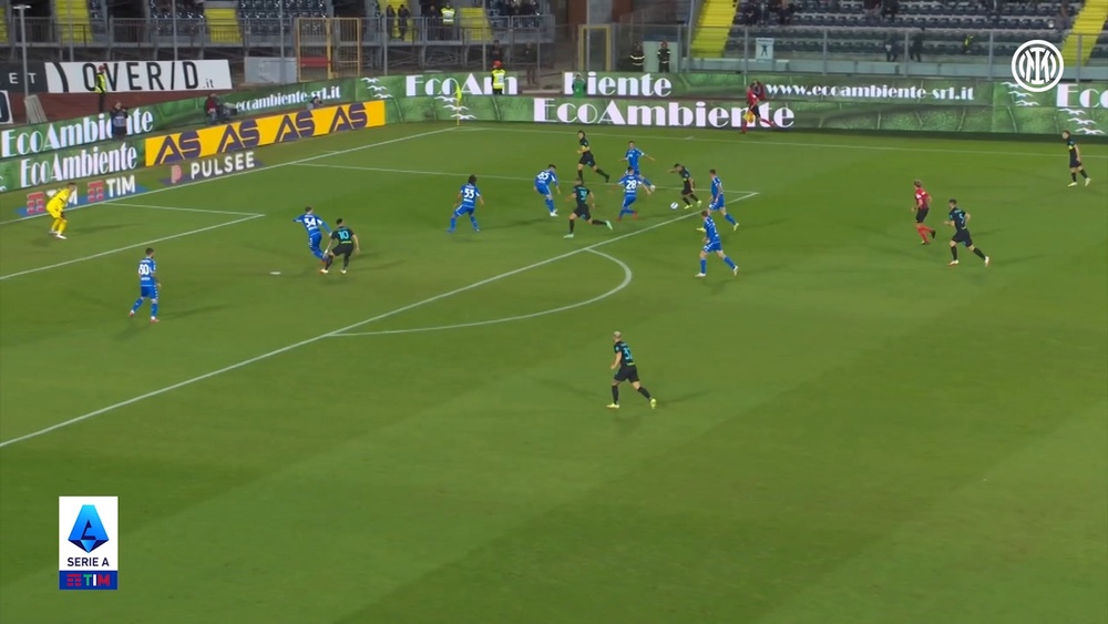 D'Ambrosio e Dimarco chiudono la partita contro l'Empoli. Dugout