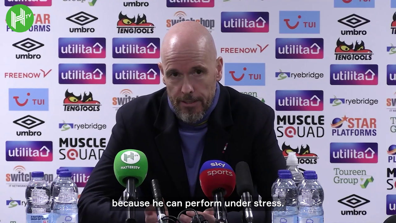 VIDEO: Man Utd boss Ten Hag very happy with 'fighter' Hojlund