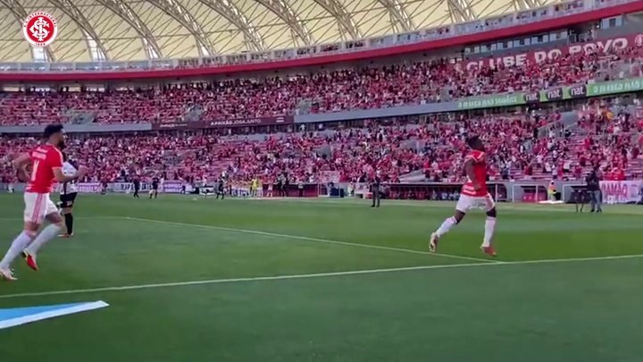 Veja os gols do Inter no empate com o Corinthians no Beira-Rio