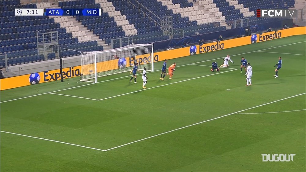 Midtjylland drew 1-1 at Atalanta in the Champions League. DUGOUT