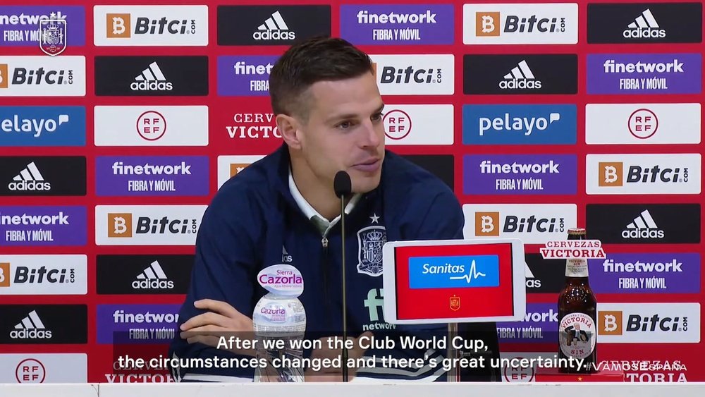 Cesar Azpilicueta spoke about the Chelsea situation. DUGOUT