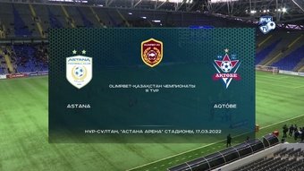 Astana got a 1-0 victory over FK Aktobe. DUGOUT