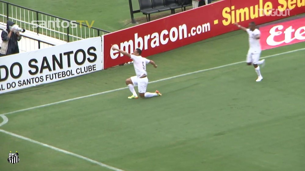 Le superbe but de Ricardo Oliveira avec Santos. DUGOUT