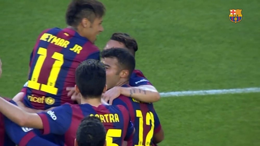 Así fue el último gol de Xavi con el Barça. DUGOUT