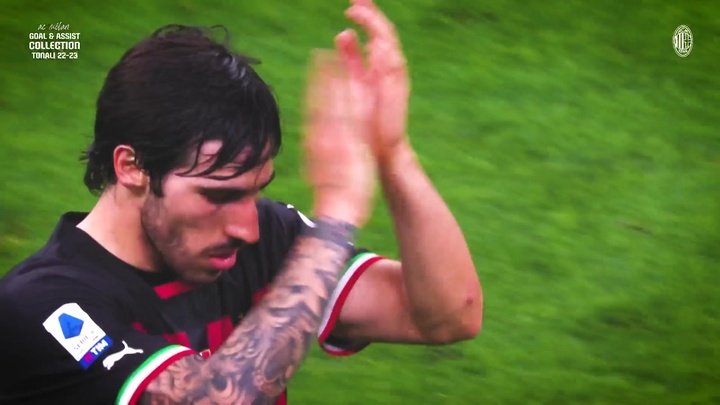 VIDEO: i gol e gli assist di Tonali nell'ultima stagione al Milan