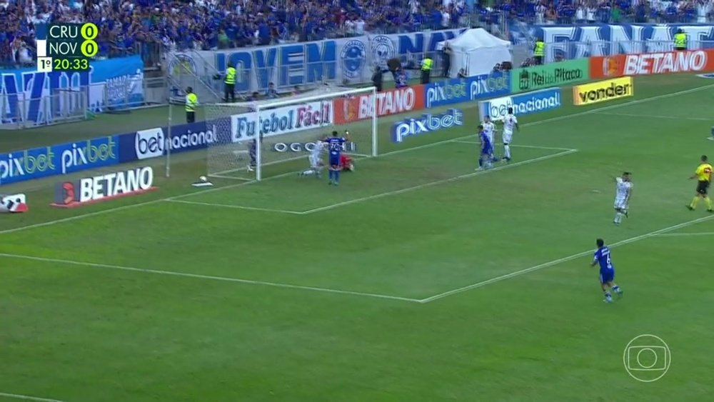 O triunfo do Cruzeiro na Serie B.AFP